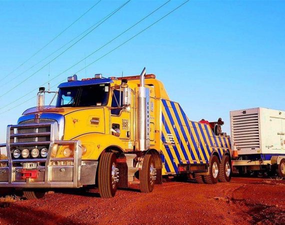 barnes truck in outback australia